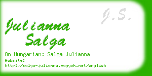 julianna salga business card